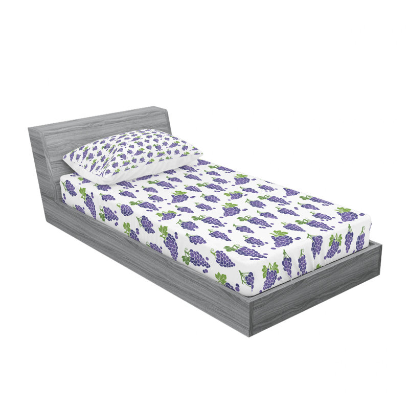 Ensemble de draps Fruited, Taie d'oreiller pour lit simple