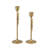 Markos Metal Bow Taper Candle Holder 