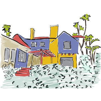 " Craftsman House From Lomitas " by Deborah Blum