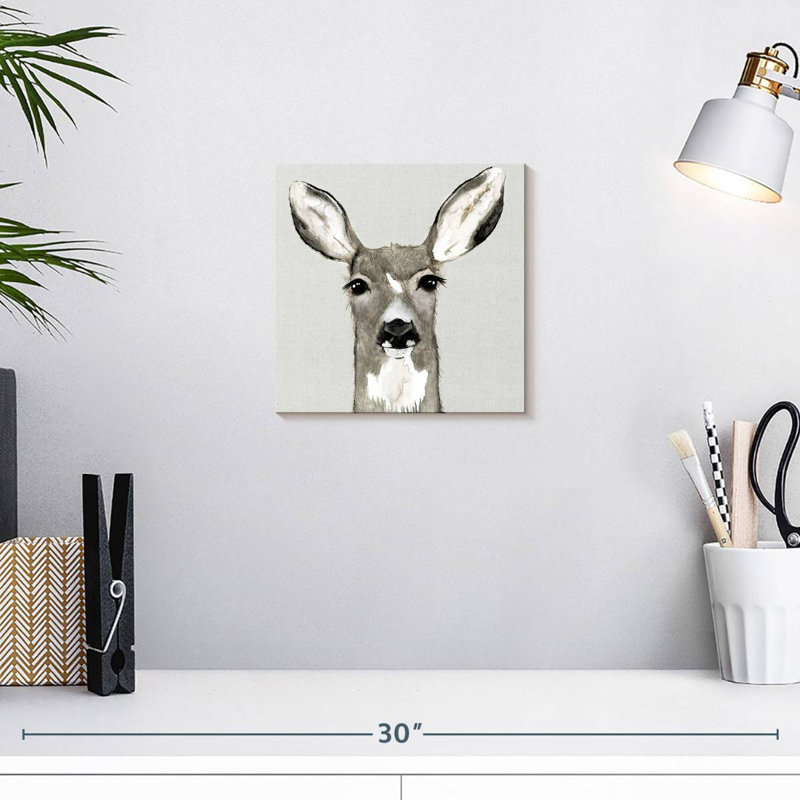 Portrait de Brampt Oh Deer, H 10 po x l 10 po