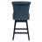 George Oliver Counter Stools,26" 360 Free Swivel Bar Stools,Modern Counter Height Bar Stools With Upholstered And High-Back,Wooden Barstool For Kitchen Island And Counter Height,Set Of 1,PU Leather-756766125