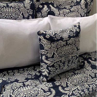 Katzer Floral Cotton Reversible Pillow Cover