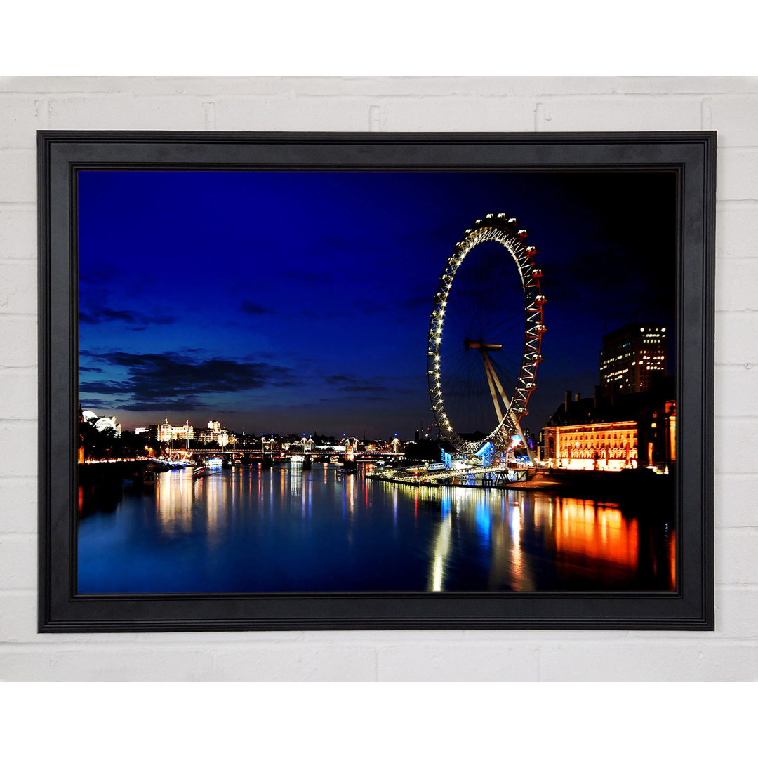 London Eye bei Nacht