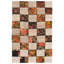 Tapis crème en laine tissé à la main et à plat rectangulaire Alixzander Patchwork 5 pi 2 po x 8 pi