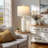 27" Leafglow Modern Farmhouse Table Lamp Set with Cutout Pattern, Dual USB Ports, Led Bulbs-252130503