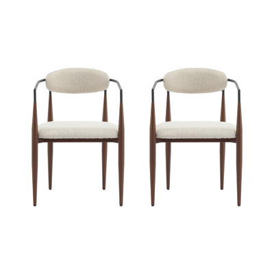 Nayalis Low Back Upholstered Dining Chairs 