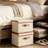 2 PCS Storage Bins with Lids, Collapsible Closet Organizer Container, Fabric Organizer Box with Handles, Decorative Storage Boxes with Lids for Organizing Clothes, Books, File,-570921230-570443015