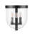 Hansley 3-Light Flush Mount with Clear Glass