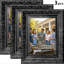 Cadre photo noir 3 pièces 5 po x 7 po avec affichage horizontal ou vertical noir-1152990017-1152990076-1152990077