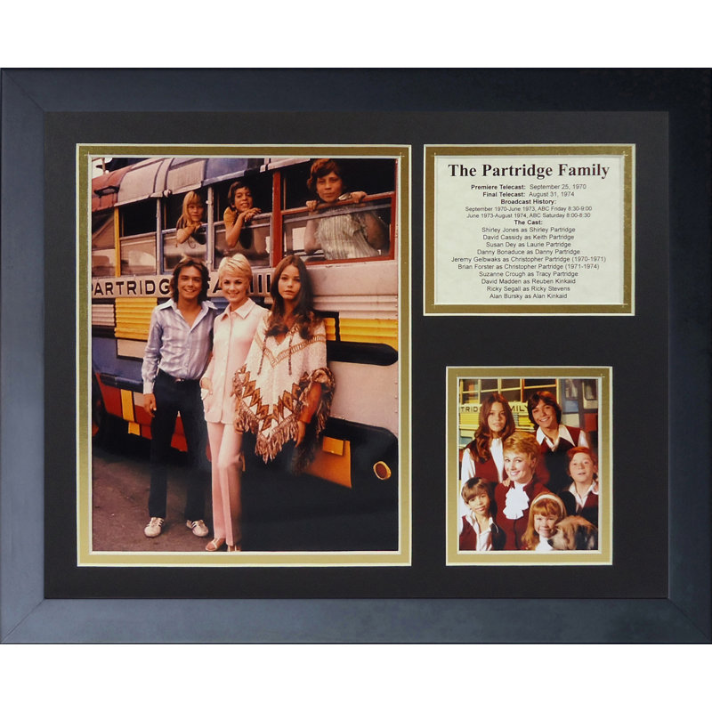 Souvenirs encadrée the partridge family
