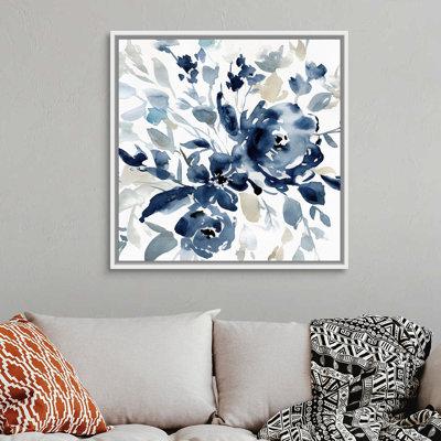 Indigo Garden I - reproduction d'art sur toile