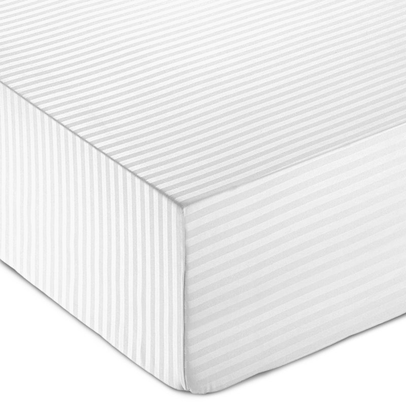 Gerde Super Soft Microfiber Extra Deep Fitted Sheet, Single (91 x 190cm), White