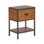 Lerch 35cm W Steel Bedside Table
