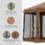 Ahsley 3m x 3m Steel Patio Gazebo-1471510739