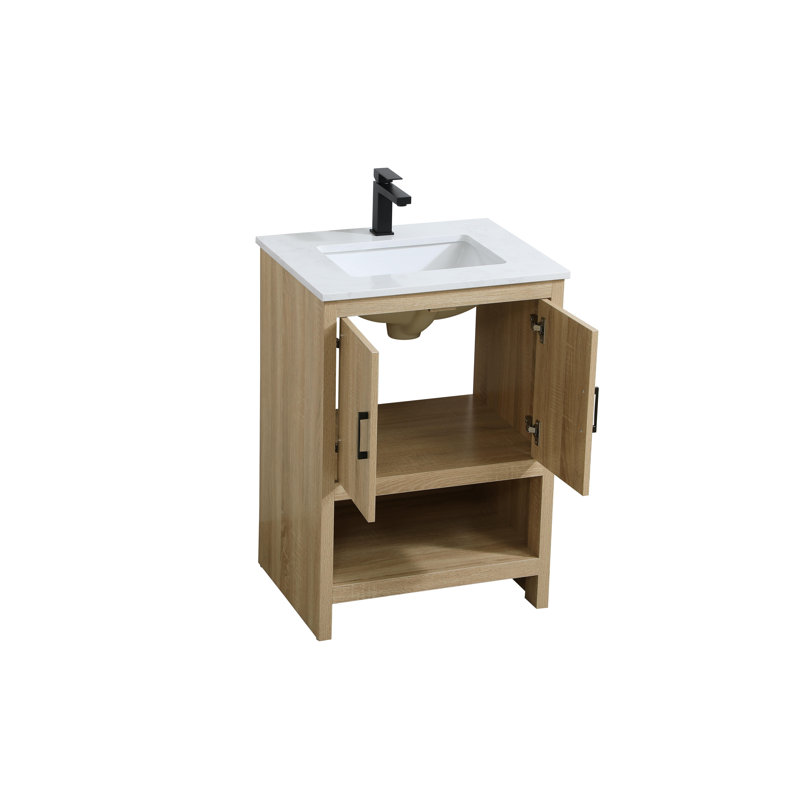 Kirkbride 24 inch Single Bathroom Vanity, Mango Wood