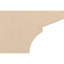 Monterey grain de bois TimberThane queue de chevron, brun clair apprêté-88142642