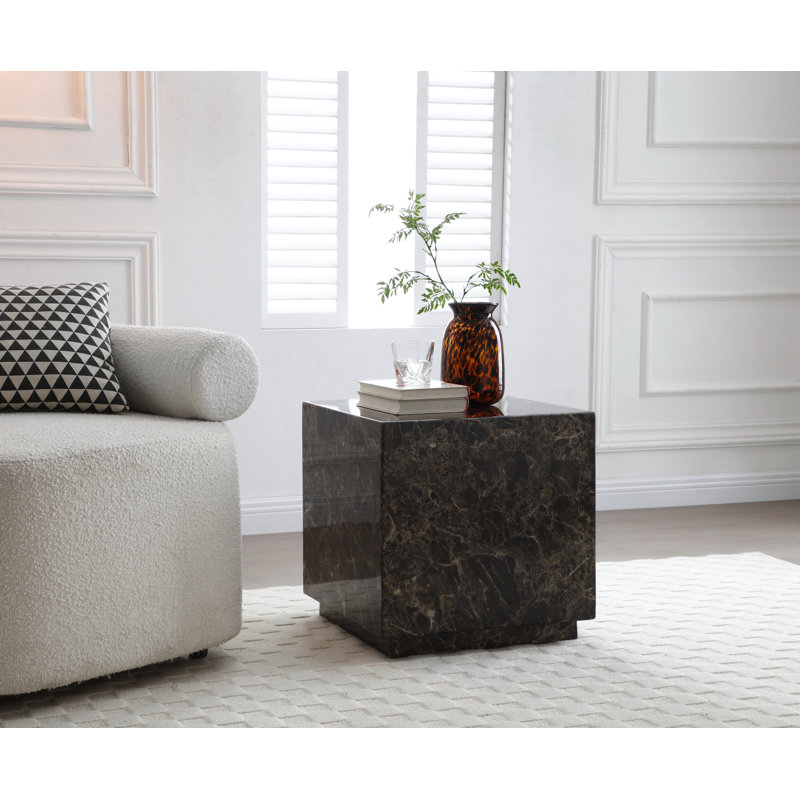 Table d'appoint Iris, Brun