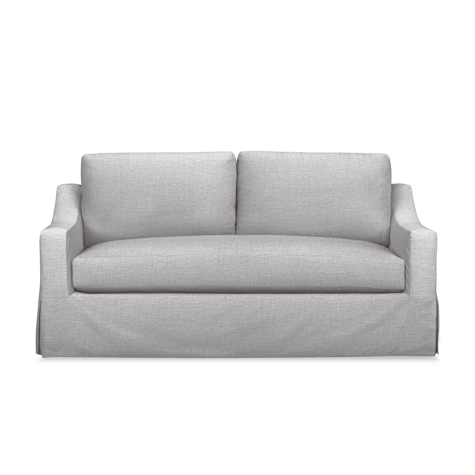Cranbrook 78'' Upholstered Sofa, Drusky Ivory Sustain® Basketweave