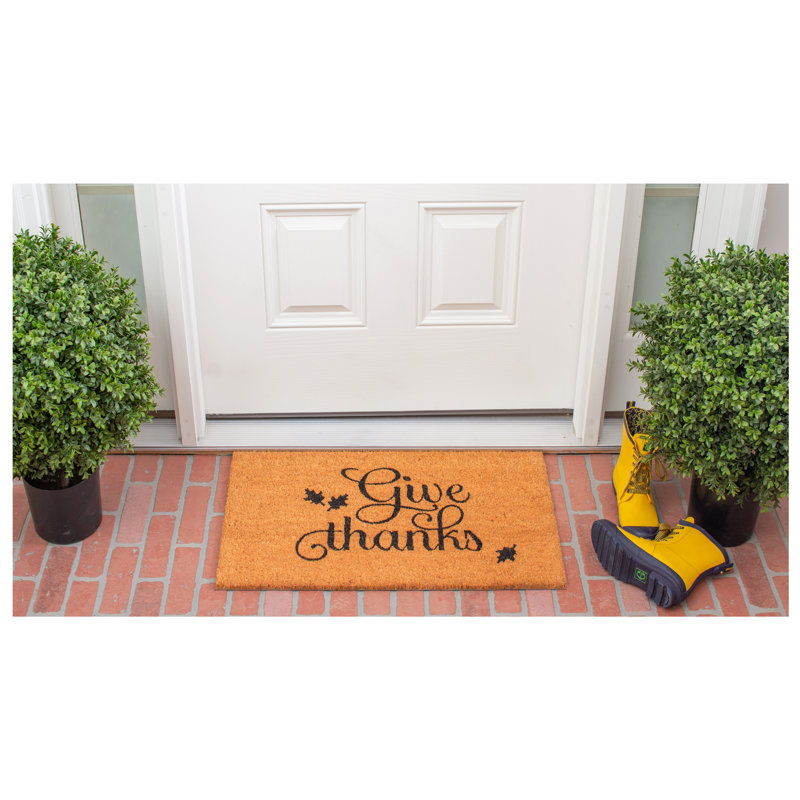 Tapis d'entrée antidérapant Ayvian, Rectangle 1 pi 5 po x 2 pi 5 po