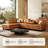 97.5" Oversized Sectional Leather Couch, L Shaped Couchwith-125887188