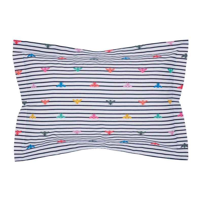 Rainbow Bee Brushed Cotton Cover Set Multi, Super King - 2 Standard Pillowcases