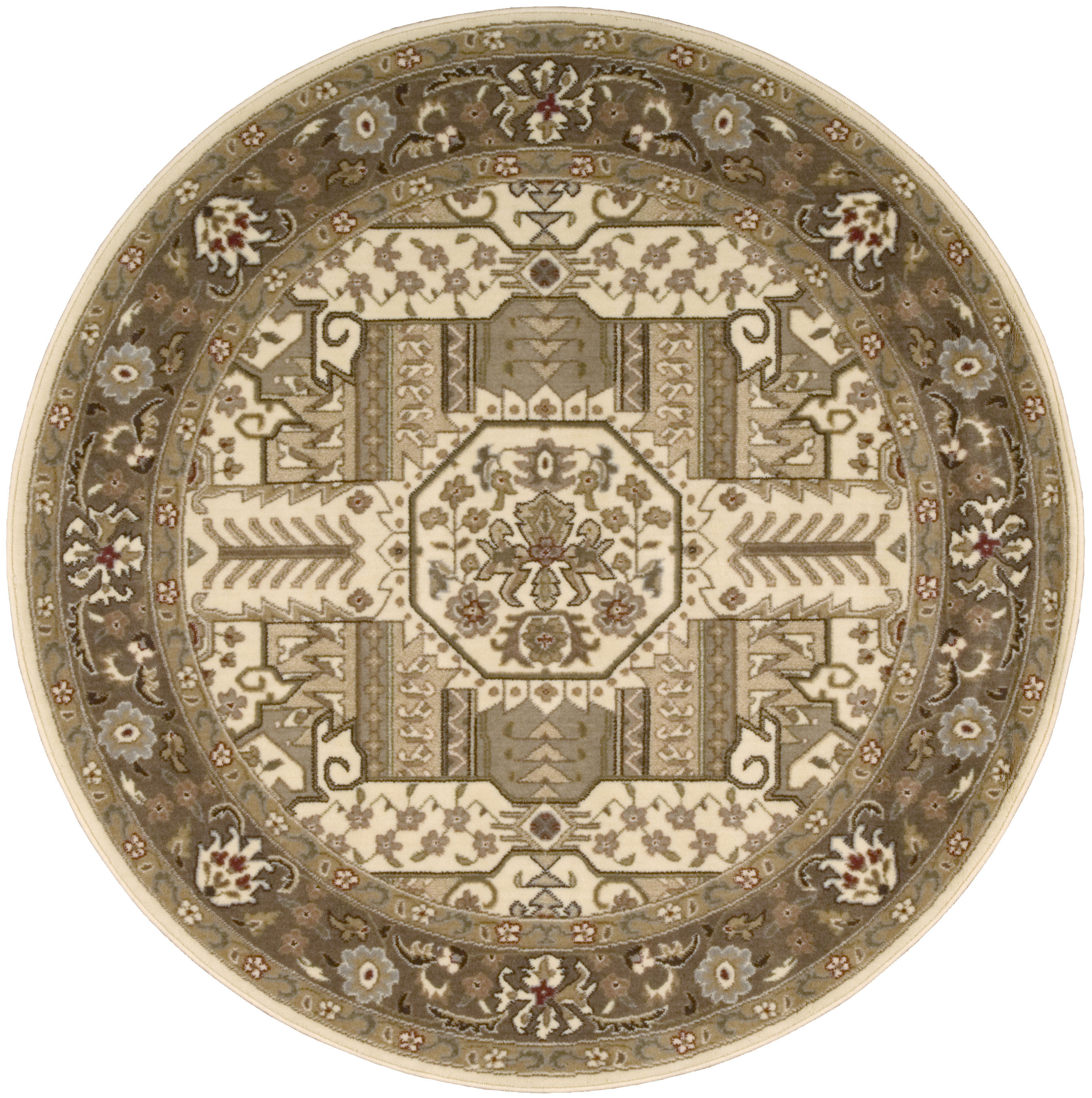Bungalow Rose Hedden Ivory Contemporary Rug | Wayfair