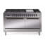ILVE Nostalgie II 60 in Dual Fuel Range, 9 Burner, Griddle-243633804-243633820