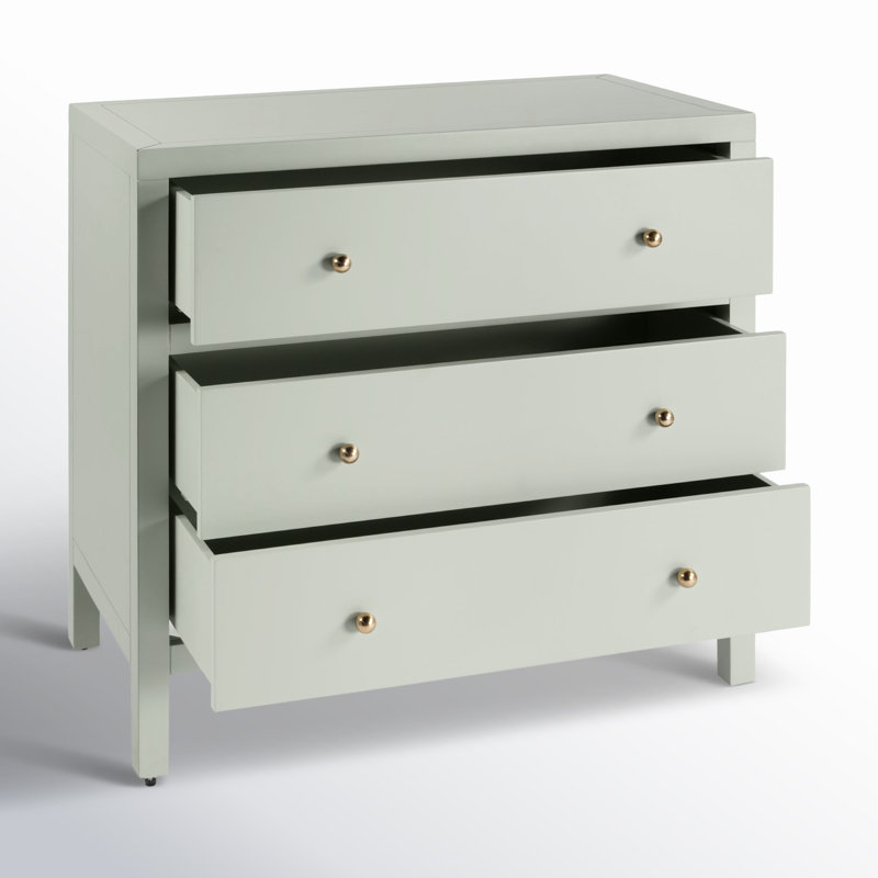 Nora 3-Drawer Chest, Sage Green