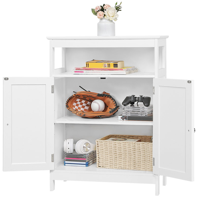 Pylesville 31.5'' H  Free-Standing Bathroom Cabinet, White