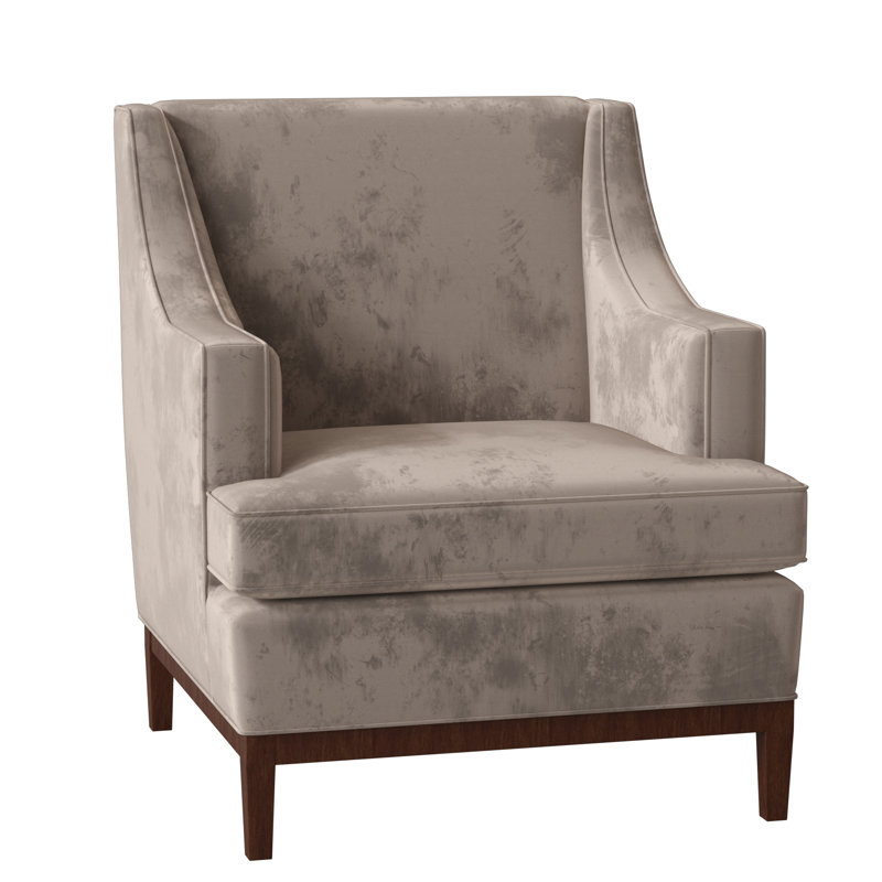 Cardiff Armchair, Grayson Navy, Burnished Brown