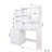 Makeup Vanity Desk With Mirror And Lights,Vanity Table Set With 6 Drawers & Sliding Mirror & Storage Shelves,3 Lighting Modes Brightness Adjustable,Vanity Dressing Table