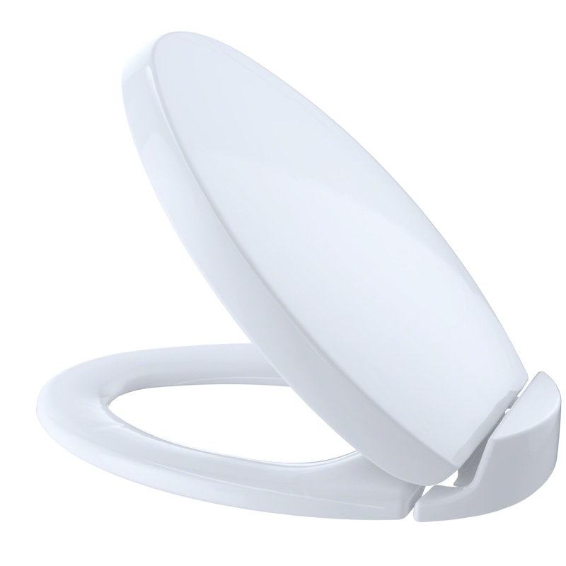 TOTO® Oval SoftClose® Slow Close Elongated Toilet Seat and Lid, Cotton White, Cotton