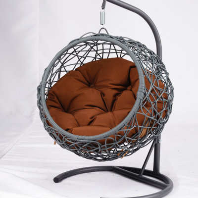 Metal Cat With Stand, Look, For Cats, Small Dogs, Brown, Indoor & Outdoor Swing Bed Appearance, Cushion, Animals, Indoor-outdoor