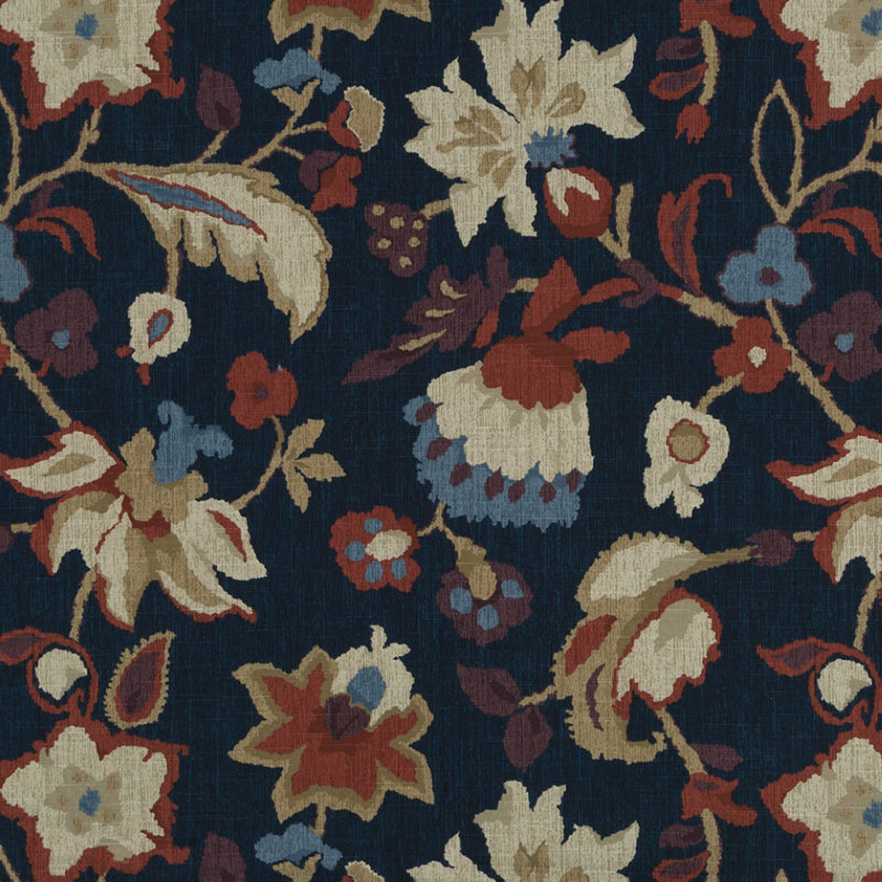 Mabenga 100% Cotton Fabric, Indigo