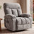 36.2" Swivel Rocker Upholstered Recliner with Massage and Heat-542704742