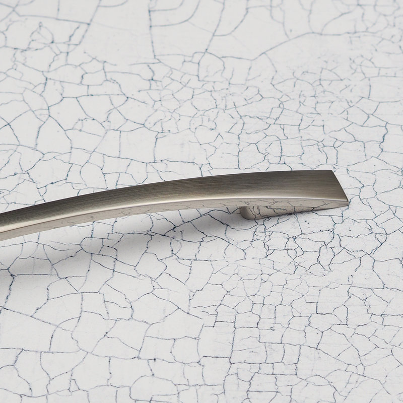 Brushed Nickel Slim Bow Handles, 160mm