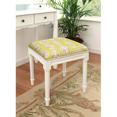 Camika Solid Wood Accent Stool