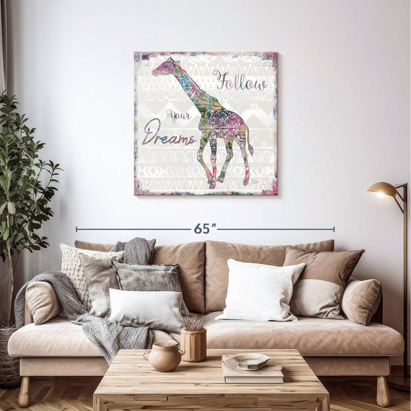 Boho Follow Your Dreams, H 36 po x l 36 po