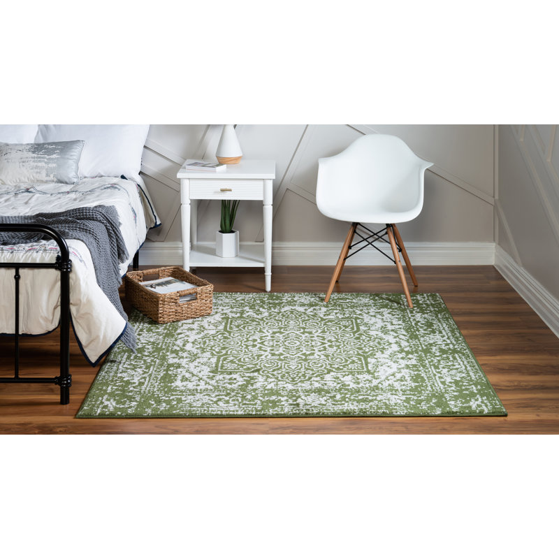 Giverny Oriental Indoor Rug, Square 5'3"