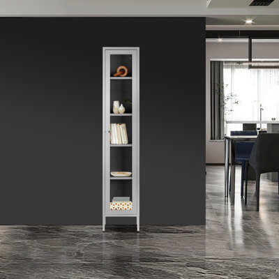 Kyoung 13.75'' Wide 4 - Shelf Storage Cabinet