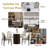 Alpena 5-Piece Round Faux Marble Dining Set With Fluated Base-185947493-185947492-185947494