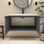36" Wall Mounted Bathroom Vanity With Resin Sink-115970131