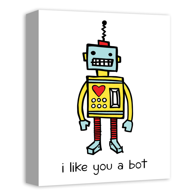Art sur toile Pizano I Like You a Bot
