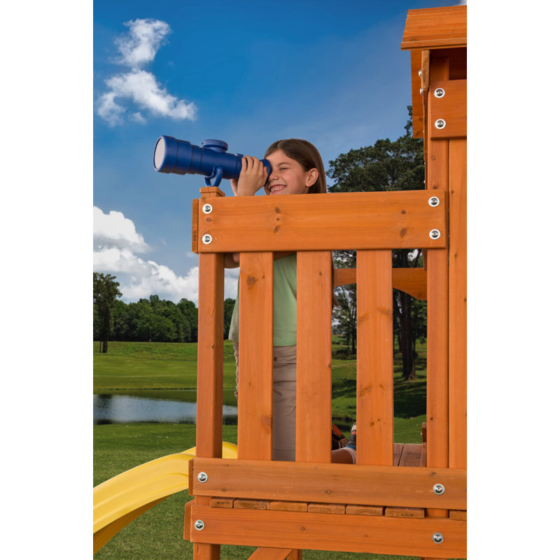 Plastic Playset Telescope, Hardware Included, Blue