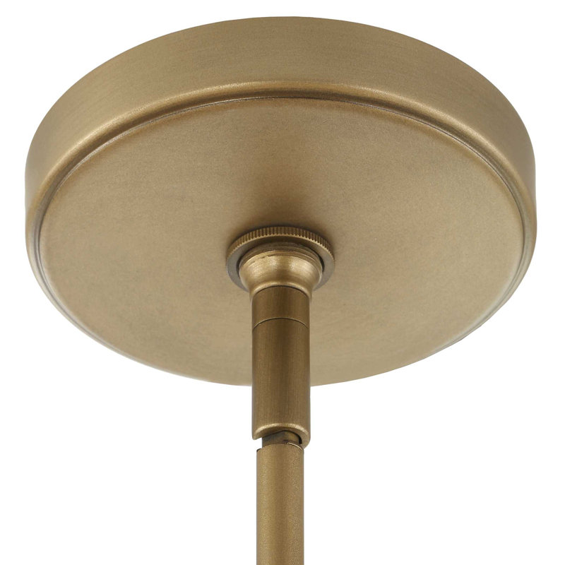 Luminaire suspendu tambour en rotin 4 lumières Uttermost Pinchot