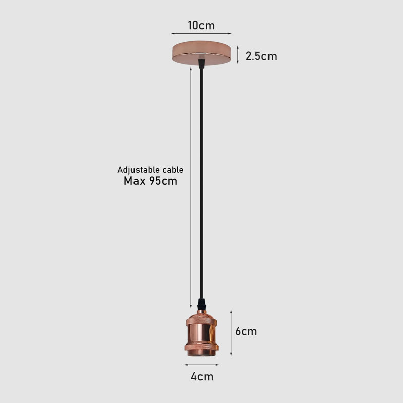 Copiague 1 - Light Single Pendant, Chrome