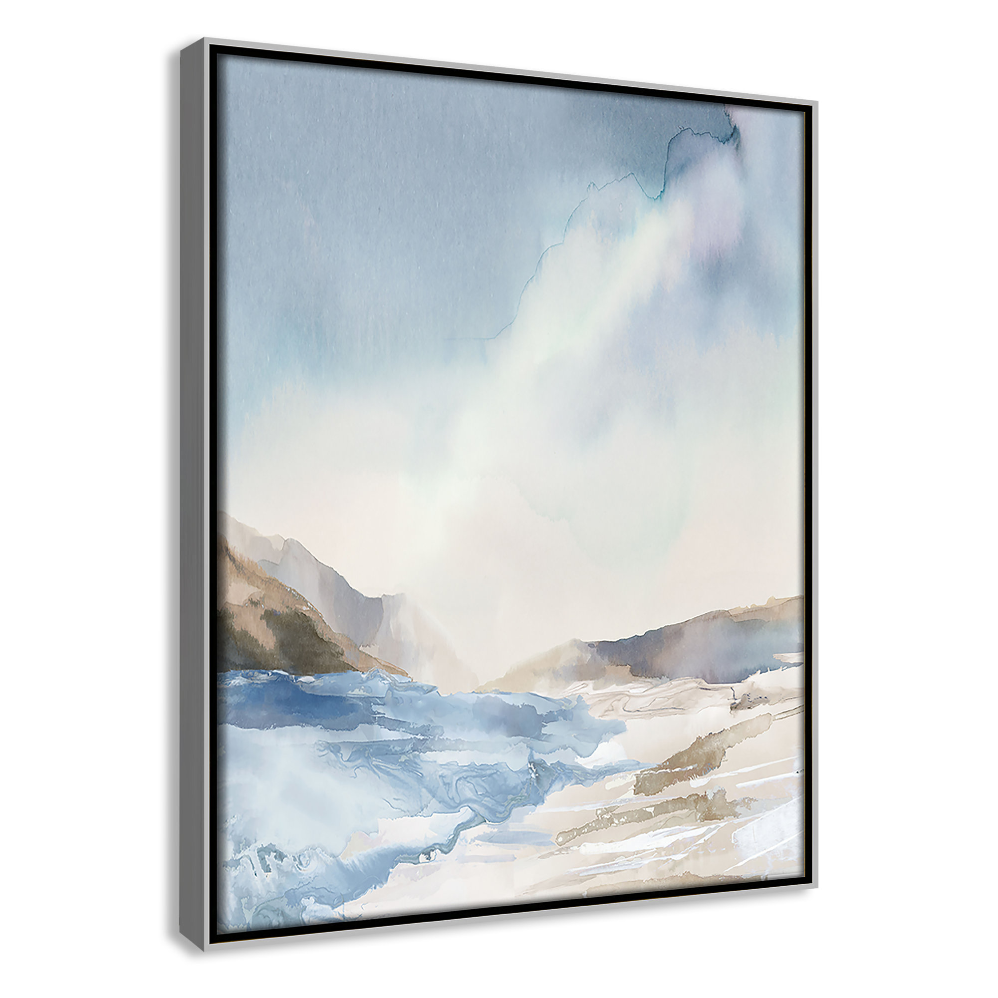 Mystic Shores Print by Mystic Shores, Silver, 15.5" H x 12.5" W