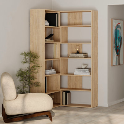Amalda Corner Bookcase