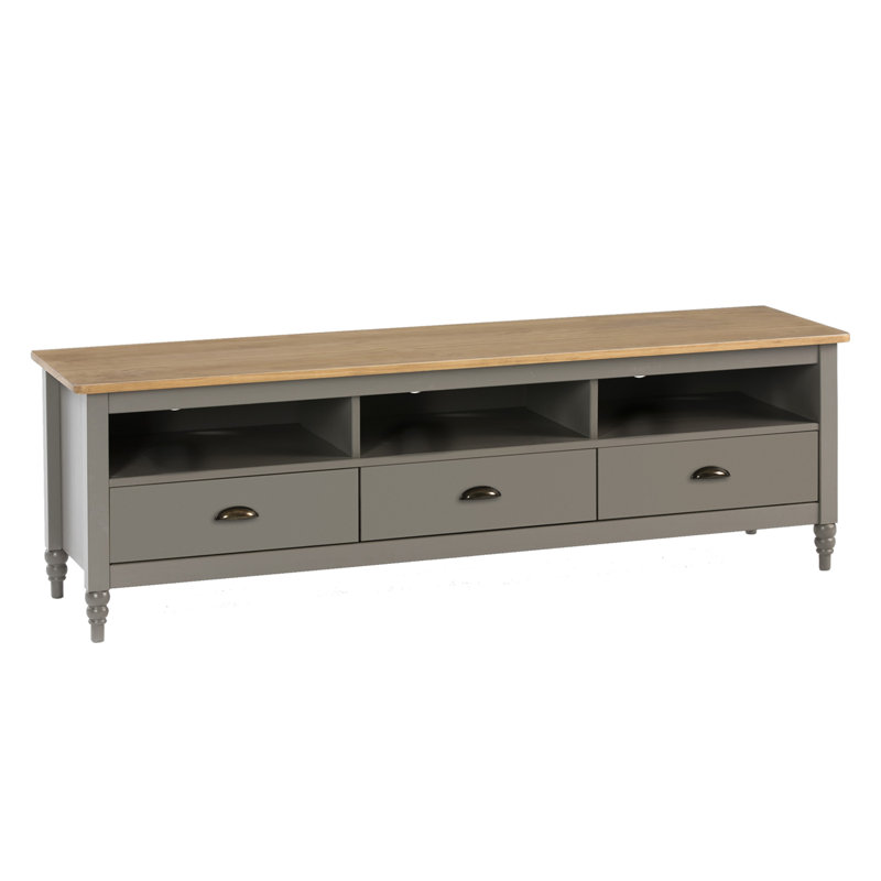 Riverland Unfinished TV Stand for TVs up to 70", Grey