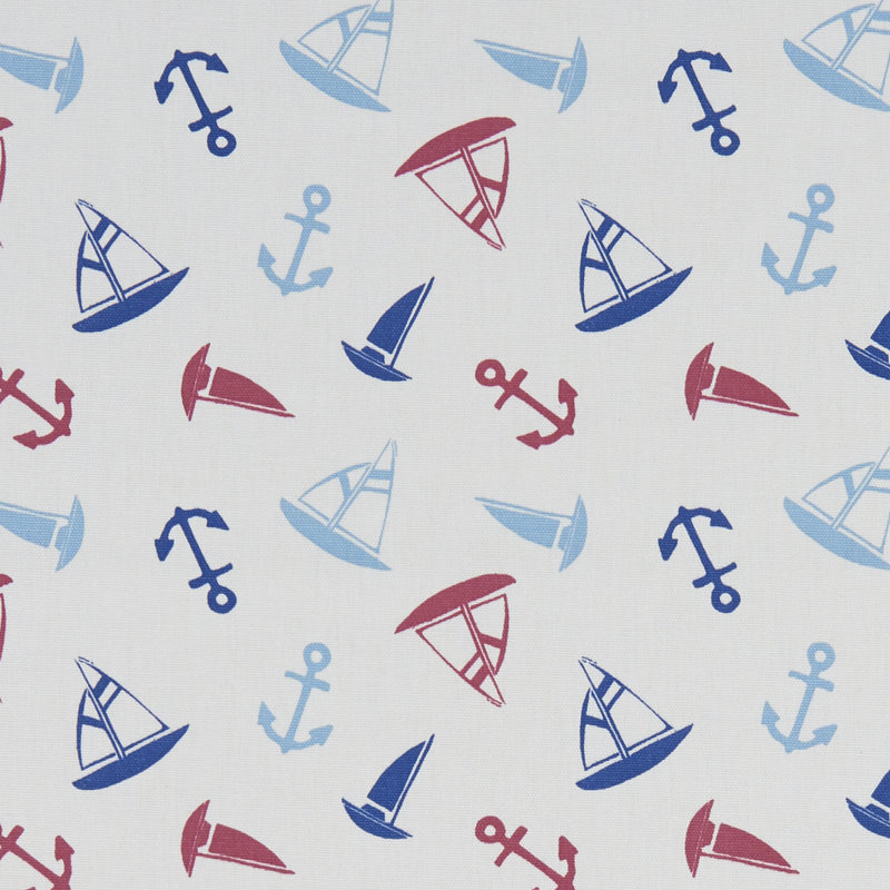 Land and Sea Ahoy Fabric, Marine